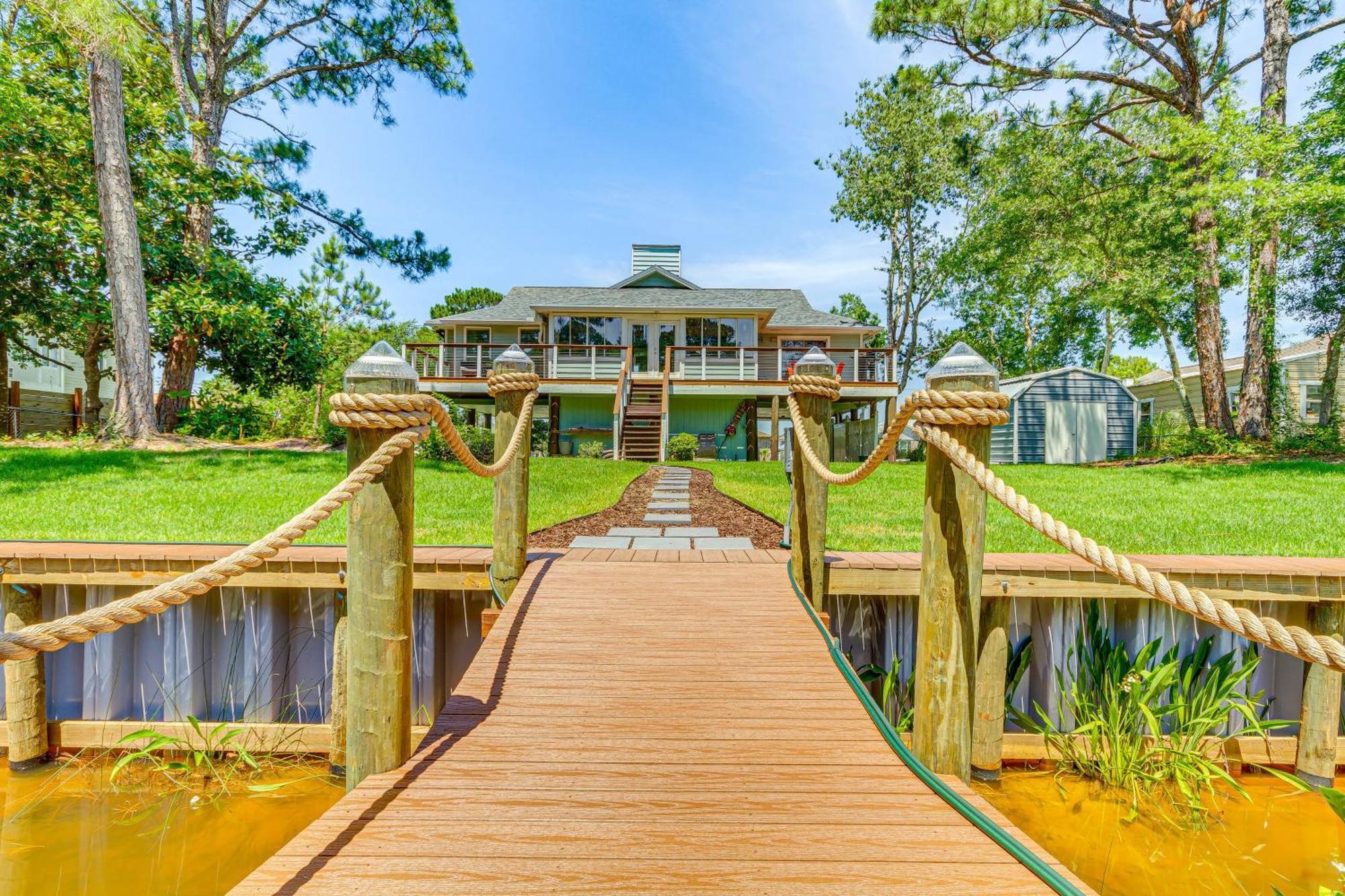 Waterfront Florida Vacation Rental With Boat Dock Milton Zewnętrze zdjęcie