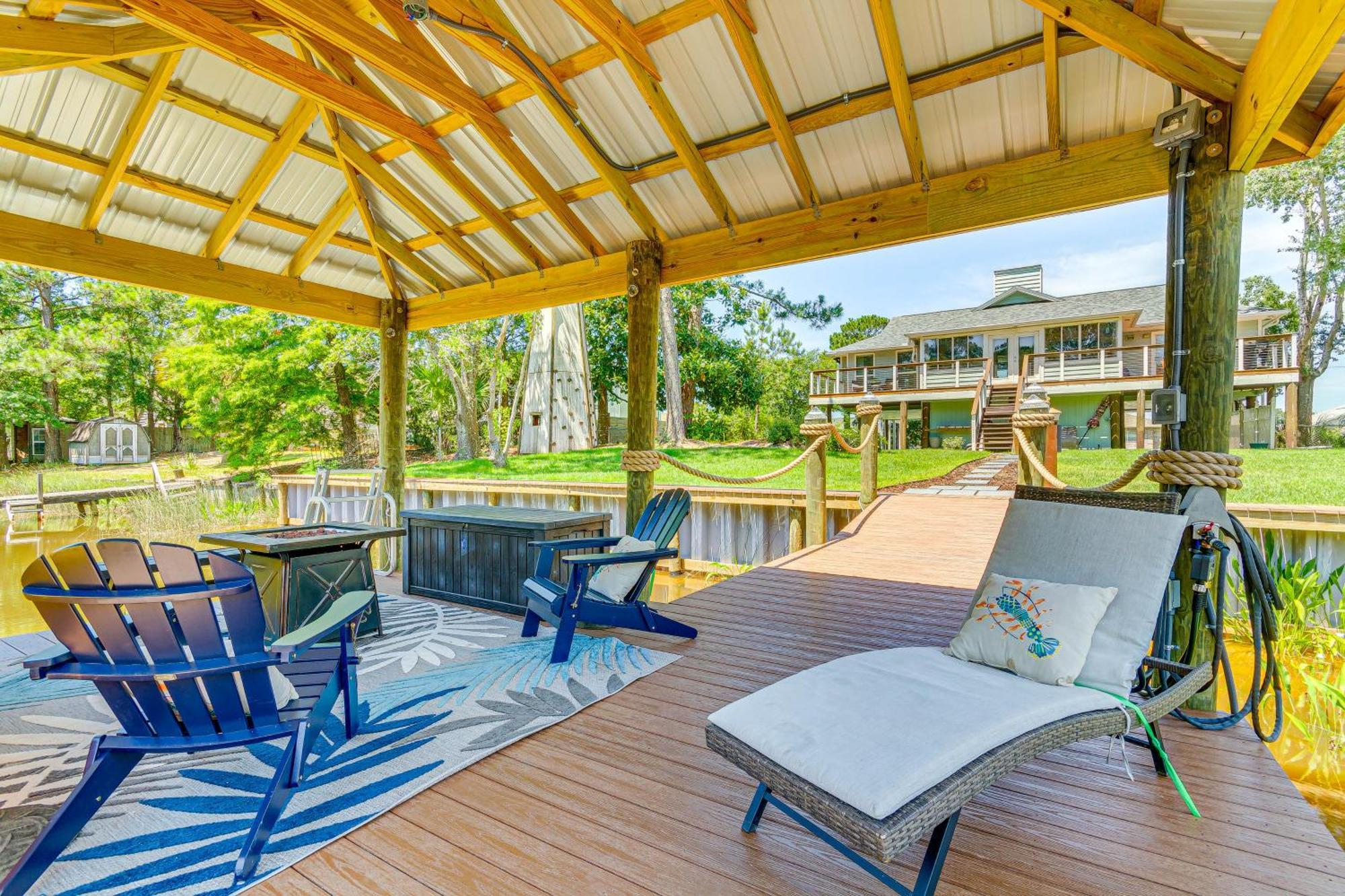 Waterfront Florida Vacation Rental With Boat Dock Milton Zewnętrze zdjęcie
